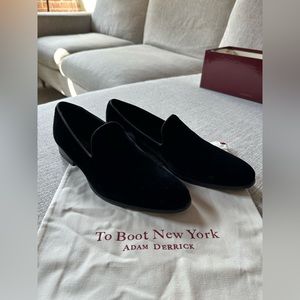 To Boot - Bolton Italian Suede Loafer in Black